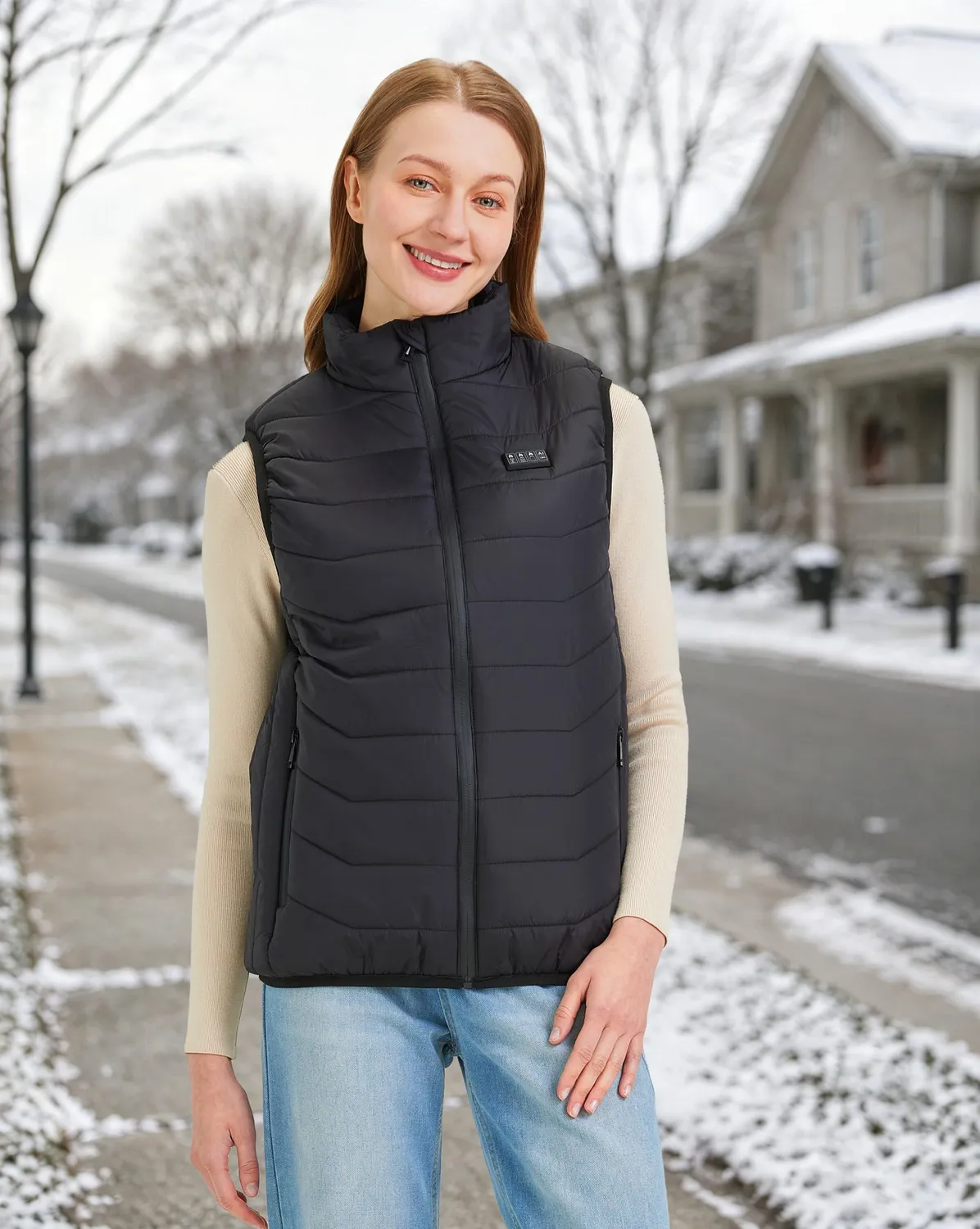 Vapesoon gilet chauffant 26 zones taille L noir