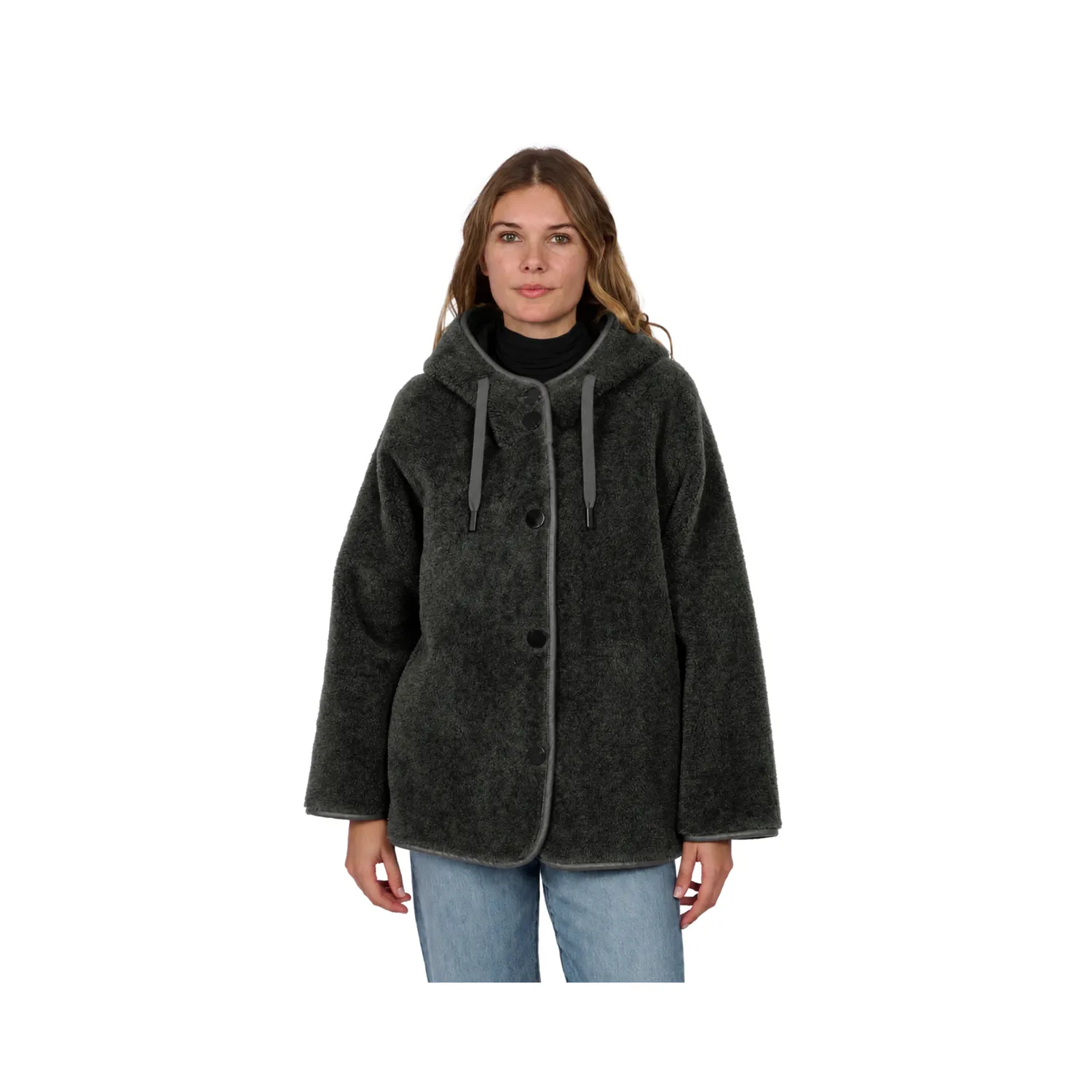Oakwood Sopra 65255 veste fausse fourrure anthracite