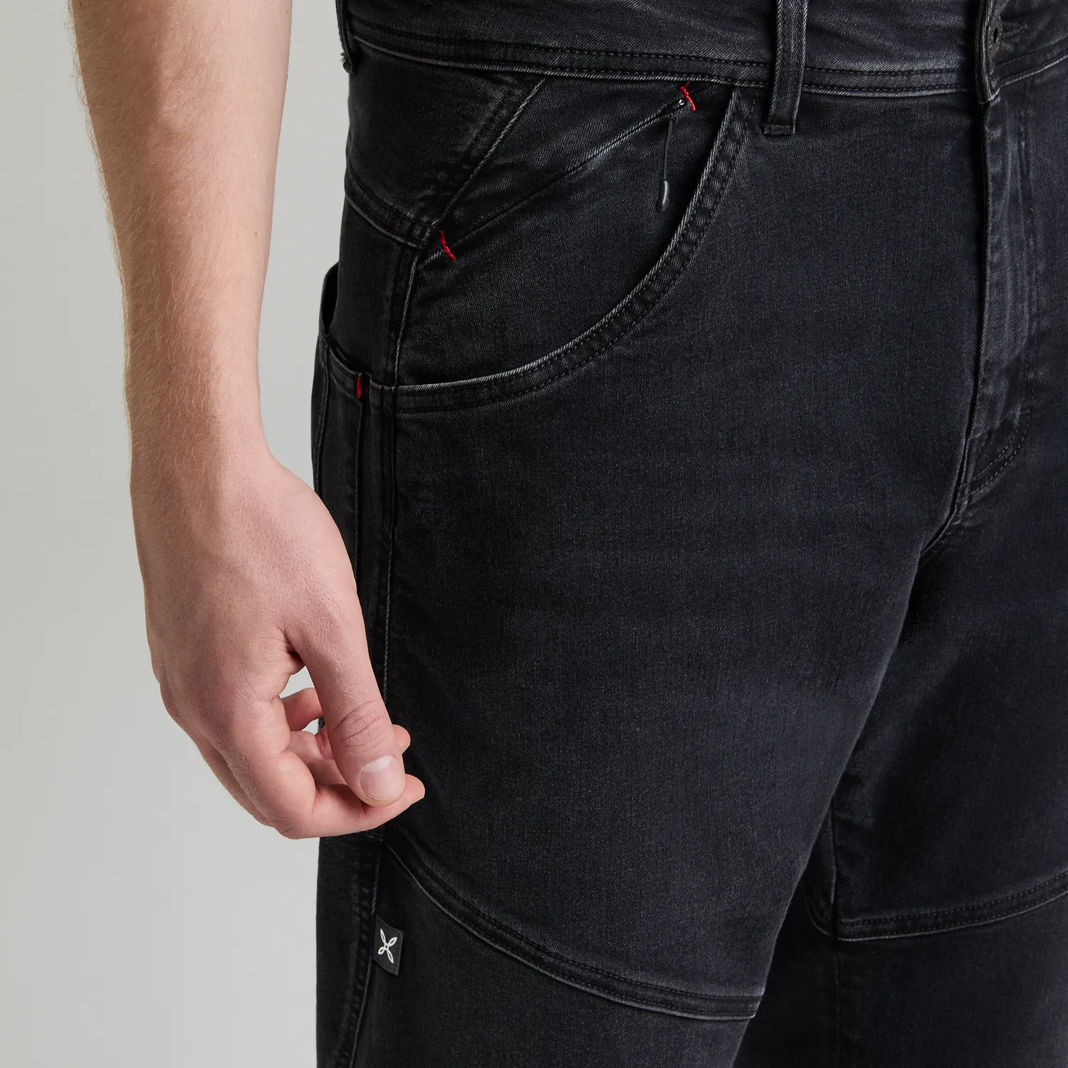 Montura Allez Black Denim Pants jean escalade noir stretch