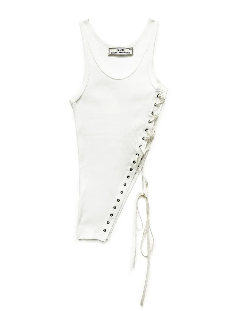 Paolo Leduc Bustier Leduc débardeur coton blanc