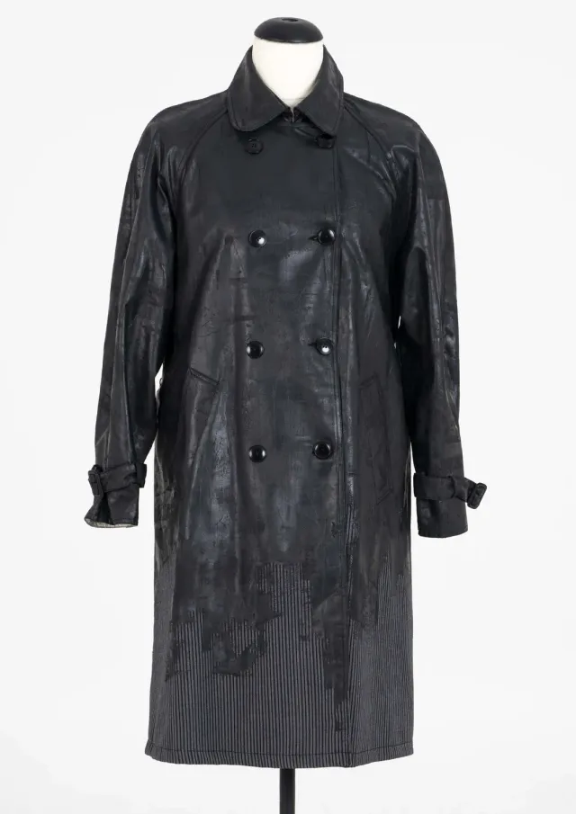 Paolo Leduc Black Pearl trench noir taille M
