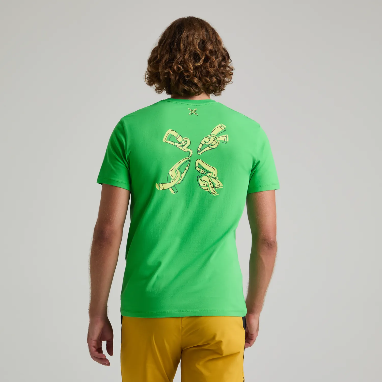 Montura Knots T-Shirt t-shirt homme noir coton bio