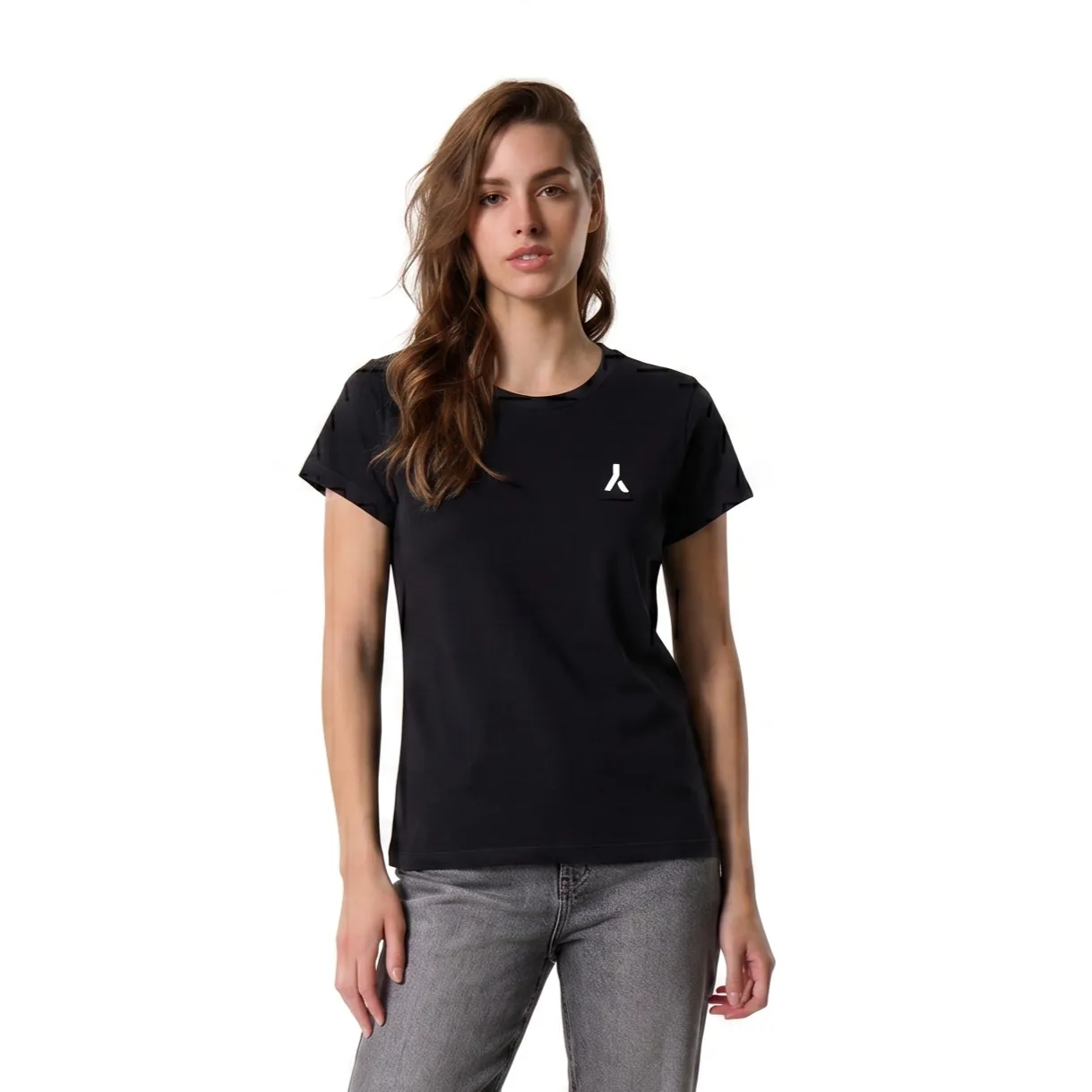 INSPYRATIONS WHY tee-shirt femme noir coton bio