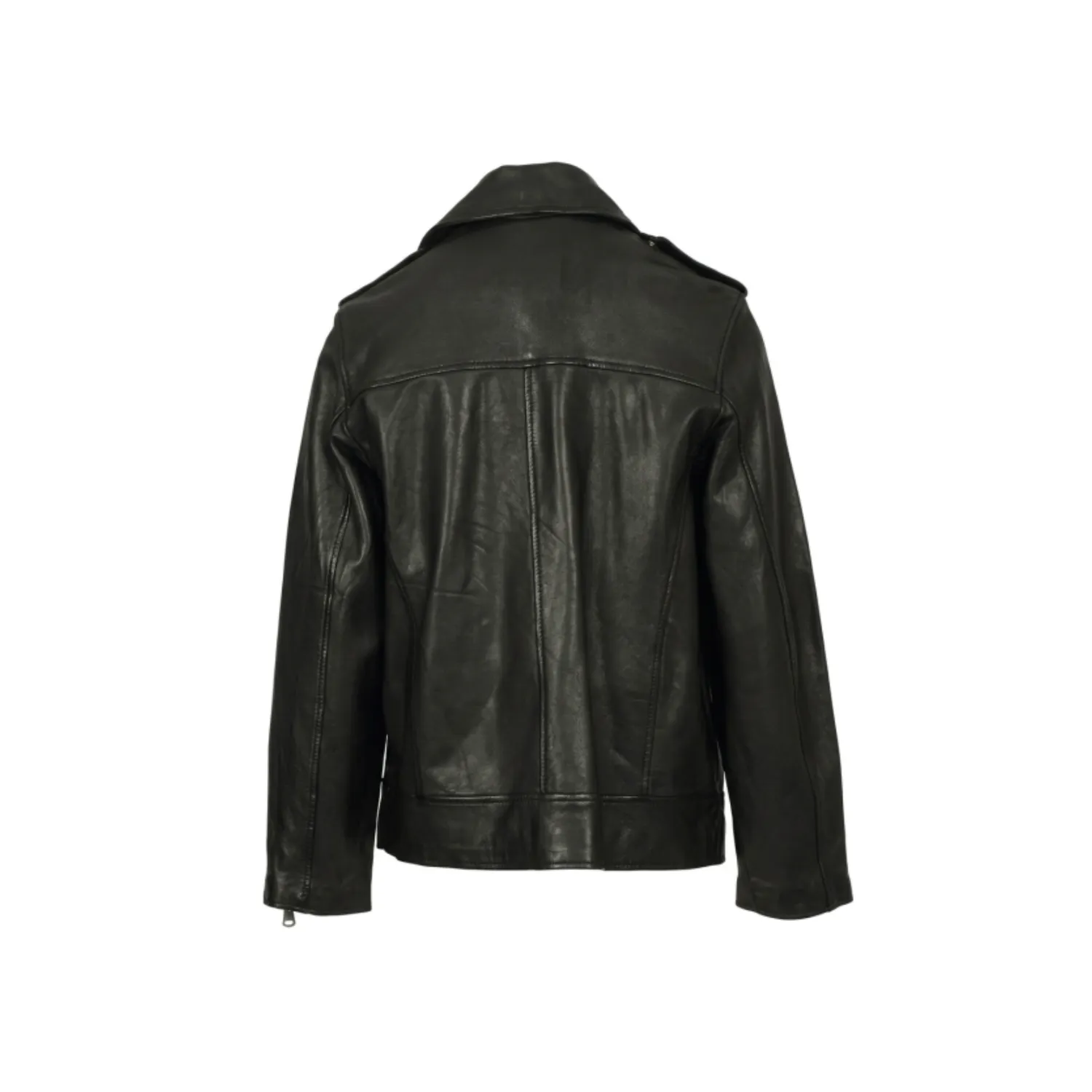 Oakwood Luna 65347 blouson cuir noir oversize