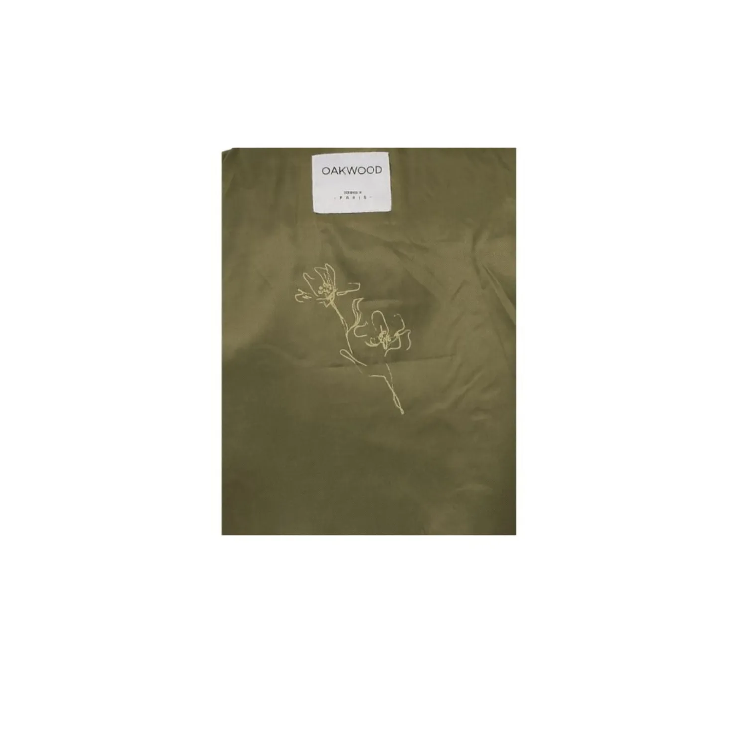 Oakwood Houston 65311 veste cuir kaki foncé