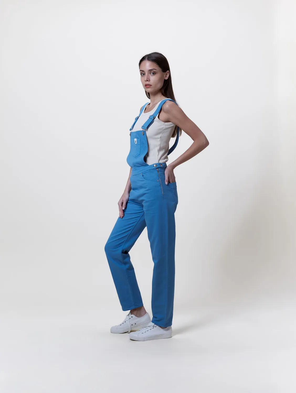 Cotélé Paris Sifnos salopette mom toile coton bio