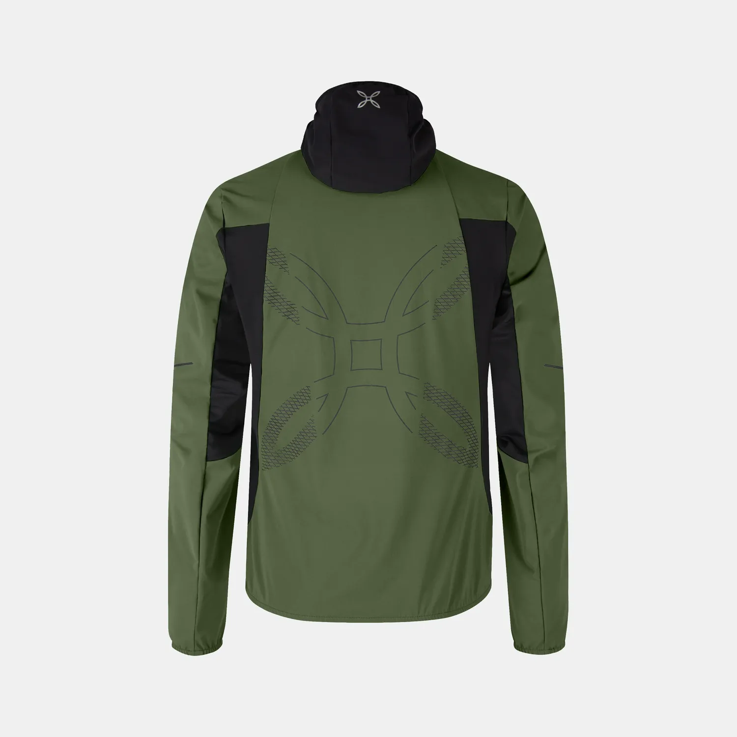 Montura Flash Hooded veste softshell vibe green coupe-vent