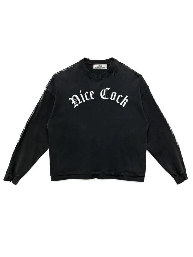 Paolo Leduc Nice Cock top manche longue noir