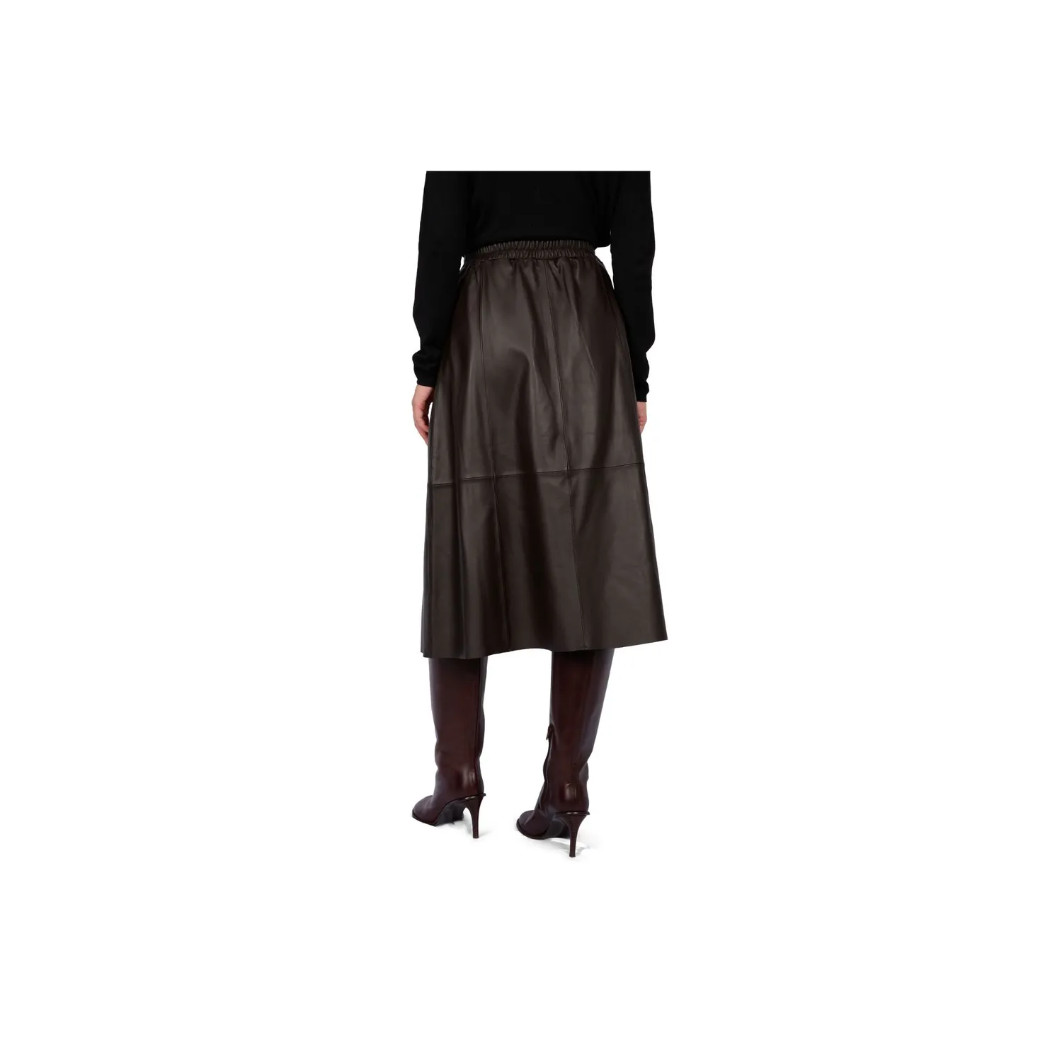 Oakwood Nahee 65102 jupe longue cuir choco