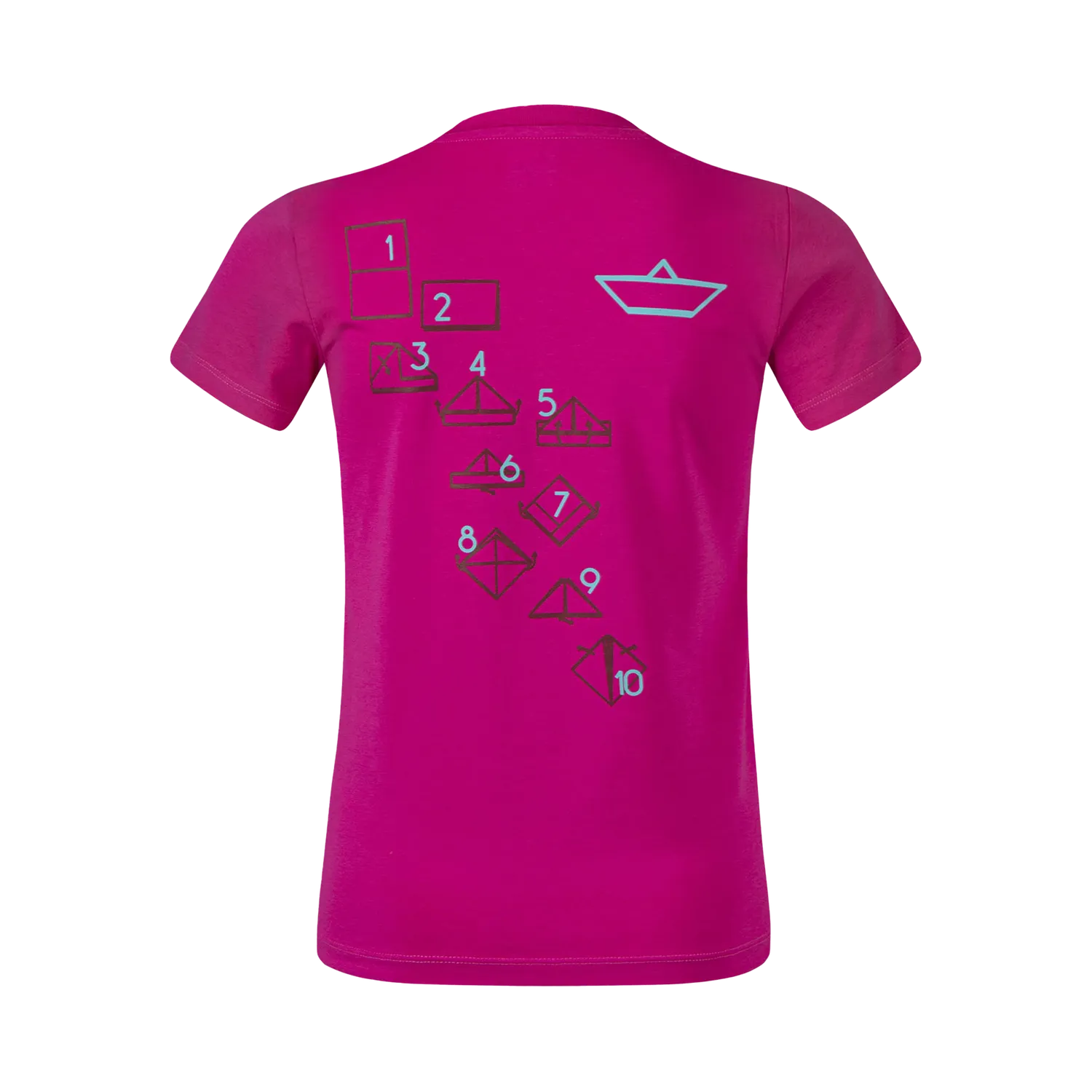 Montura Origami T-Shirt enfant intense violet en coton
