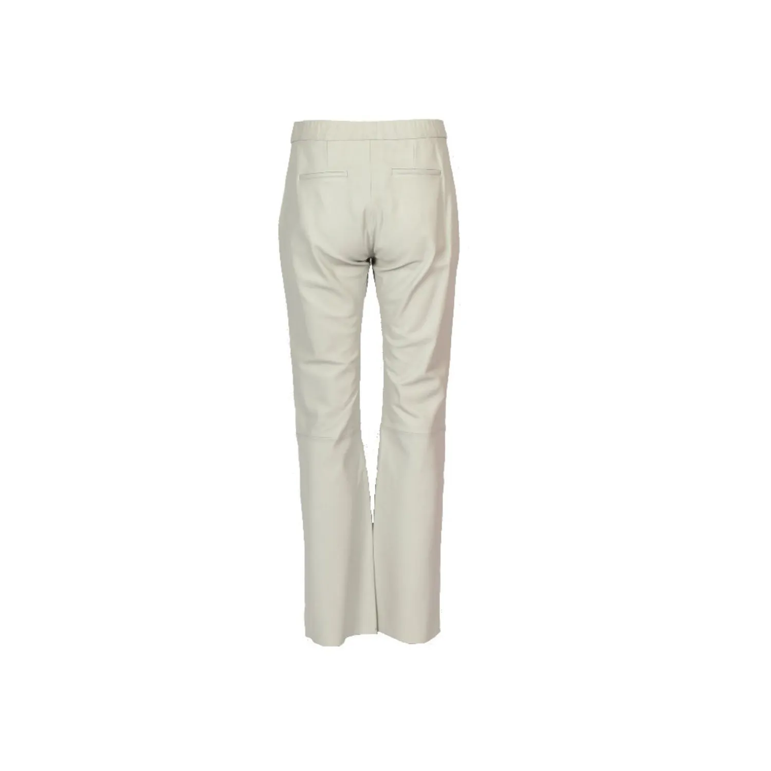 Oakwood Freya 64646 pantalon cuir gris clair stretch