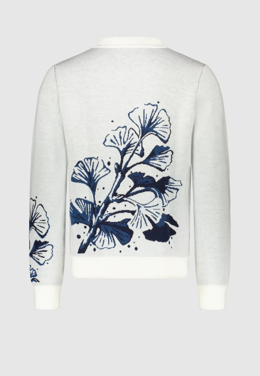 Pierre Talamon Ginkgo pull blanc hiver