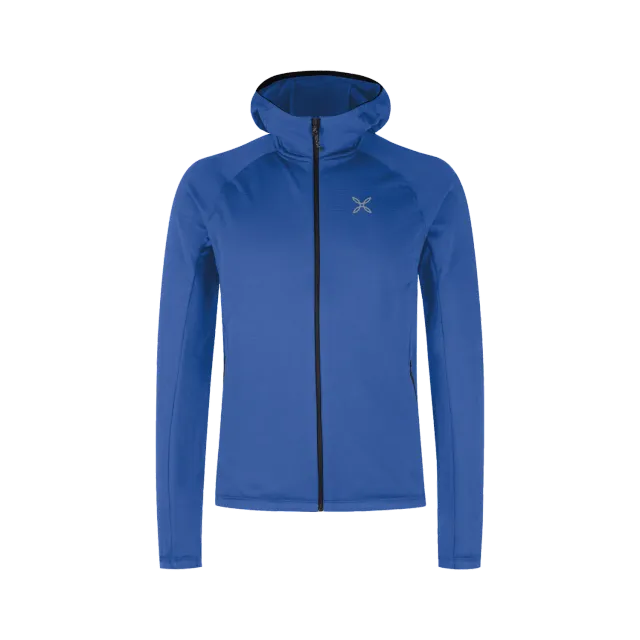Montura Fadis Grid Hooded polaire black zippée