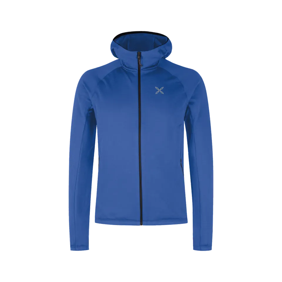 Montura Fadis Grid Hooded polaire black zippée