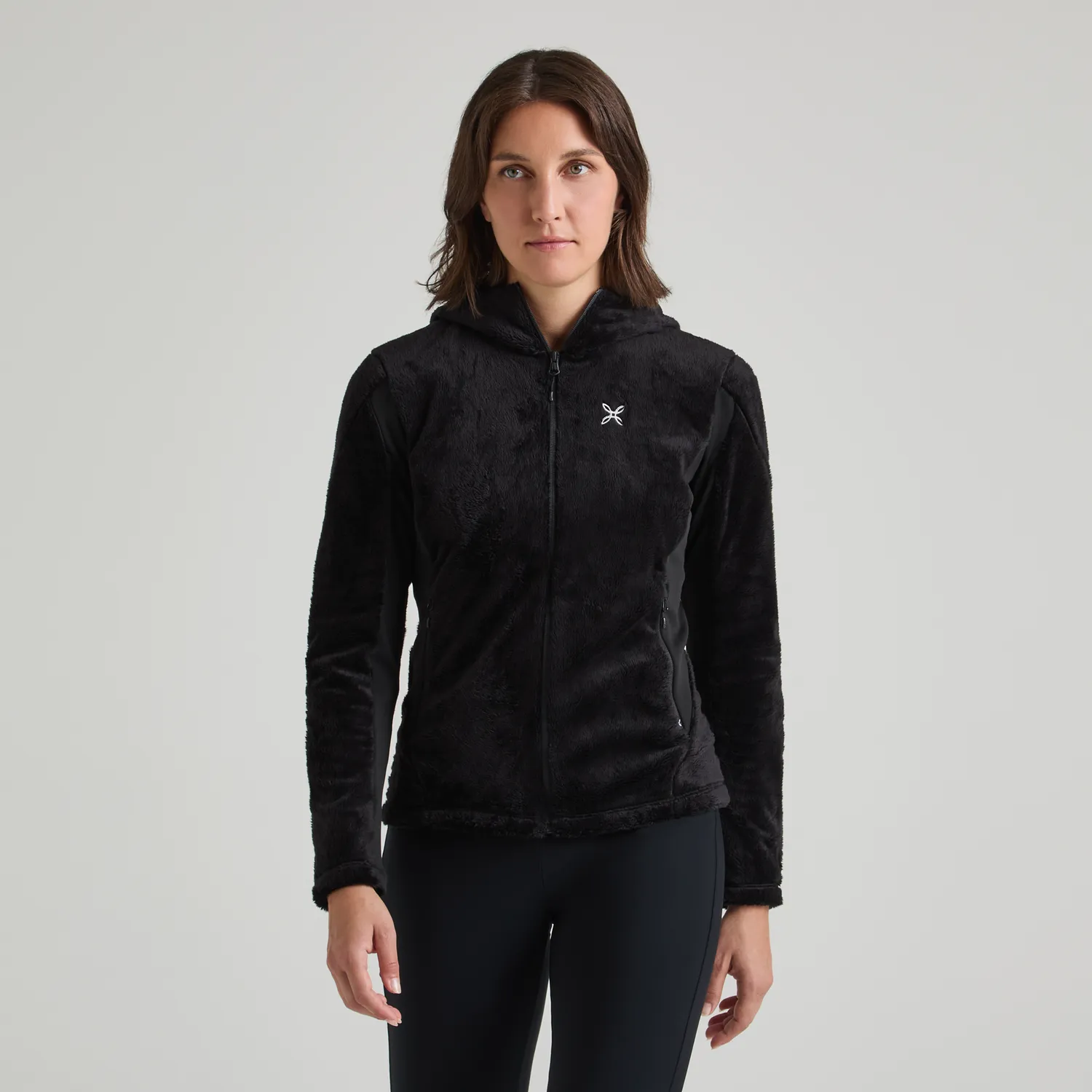 Montura Polar Style Hooded veste polaire femme noire chaude