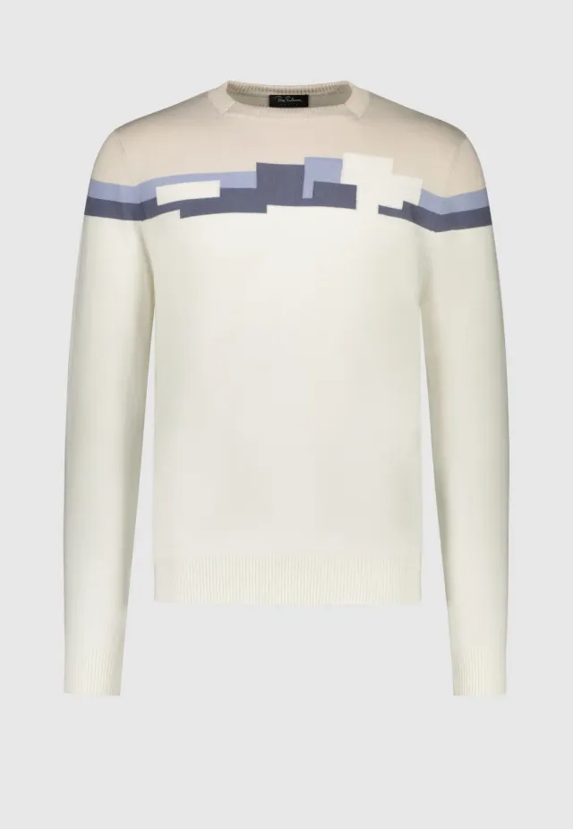 Pierre Talamon Agrigente pull beige maille