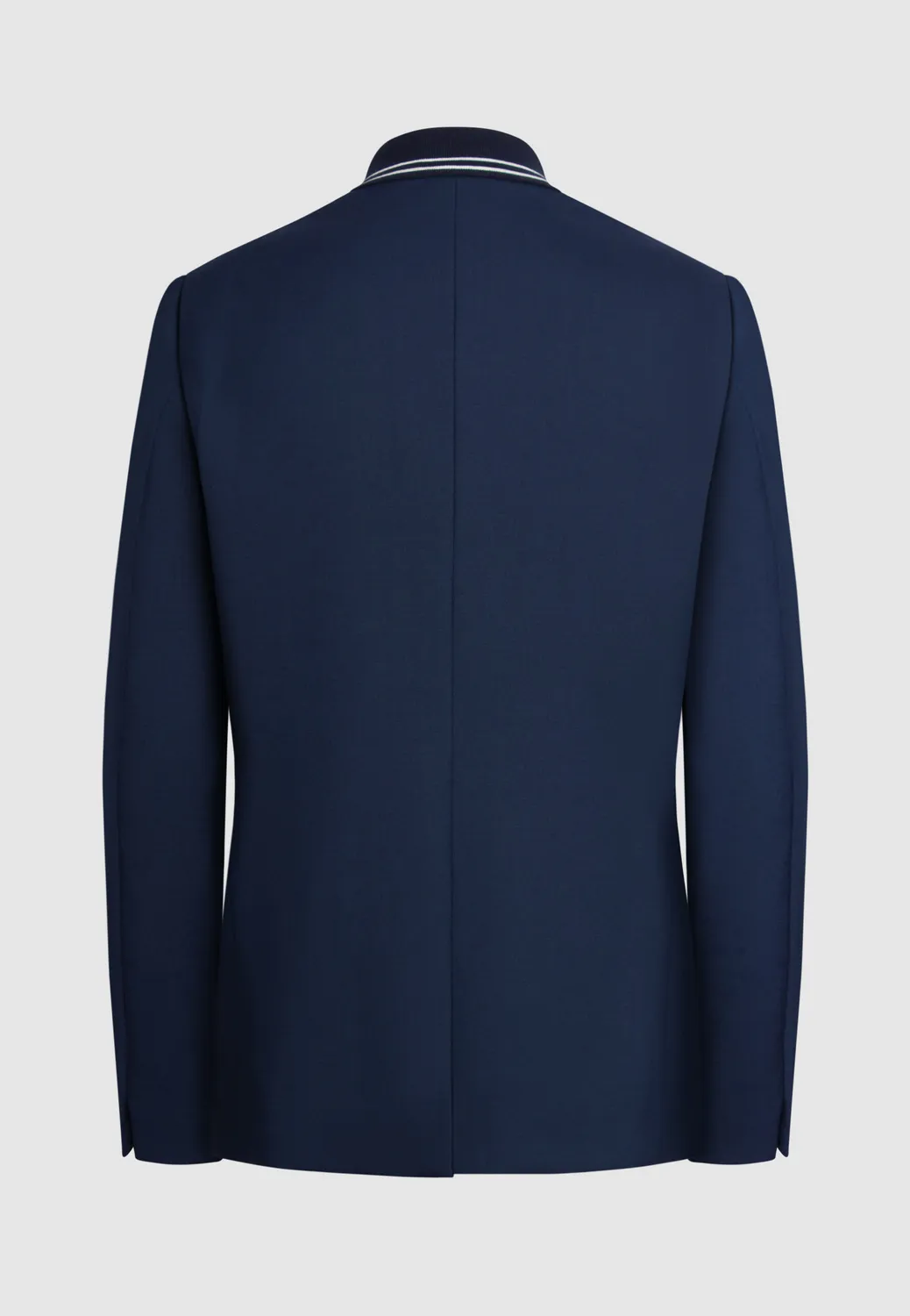 Pierre Talamon Col Sport Navy veste marine laine