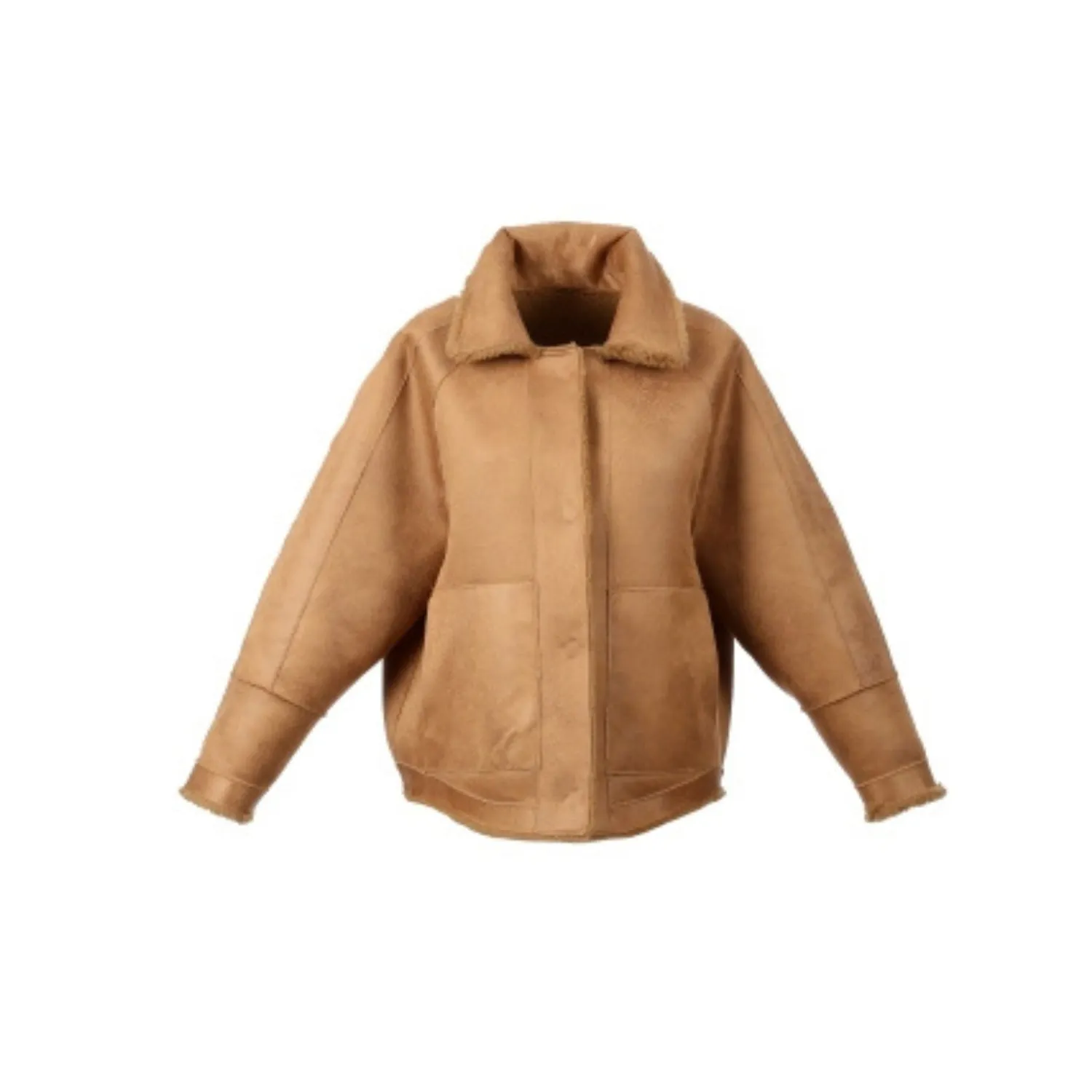 Oakwood Helen 63748 veste réversible laine cognac