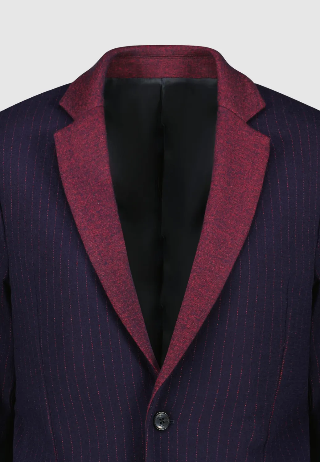 Pierre Talamon rayée veste col contrasté