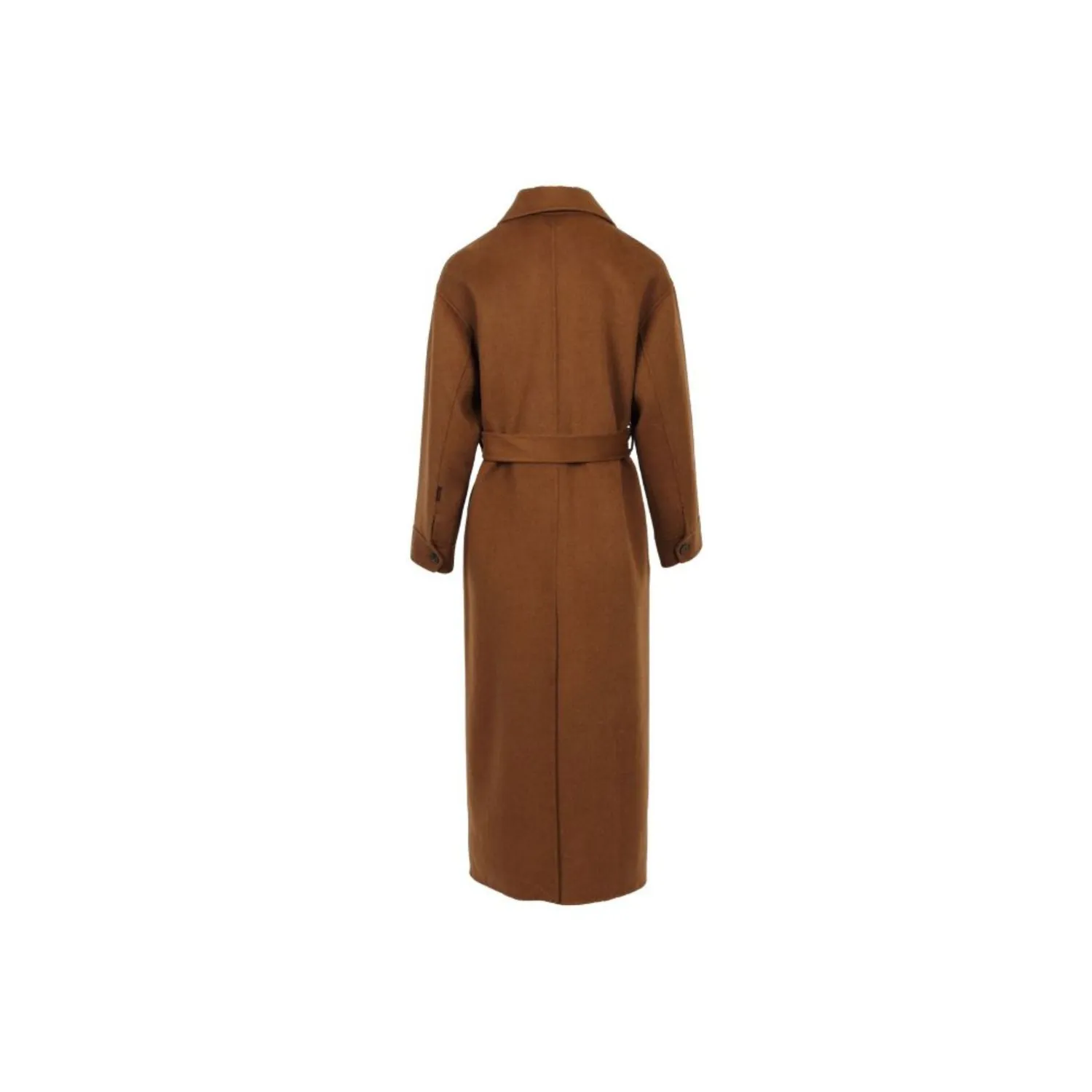 Oakwood Paname 65355 manteau tabacco laine ceinture