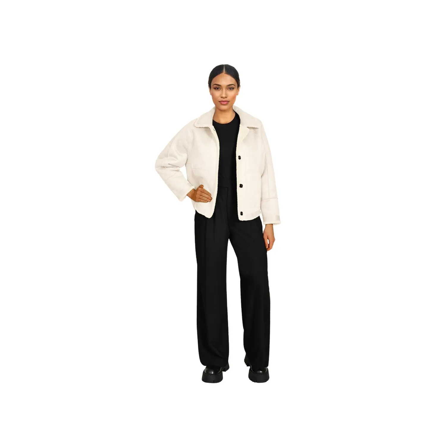 Oakwood Helen 63748 veste réversible beige clair laine