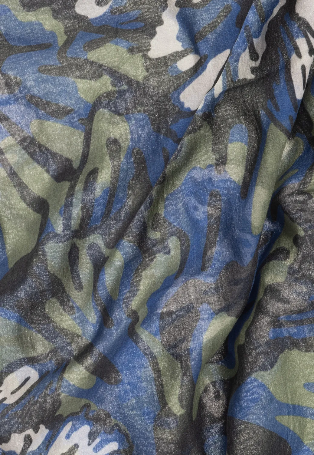 Pierre Talamon Orchid foulard vert souple