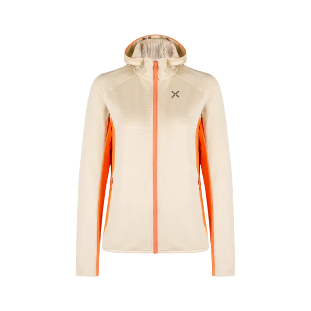 Montura Dolomiti Hooded Maglia polaire femme vinaccia zip