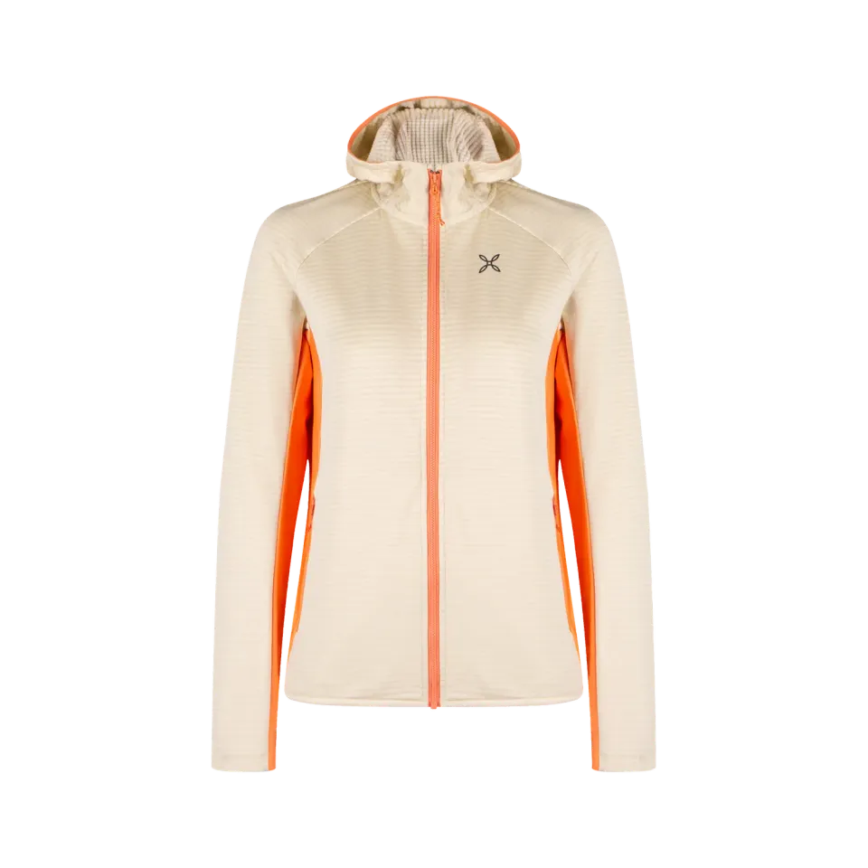 Montura Dolomiti Hooded Maglia polaire femme vinaccia zip