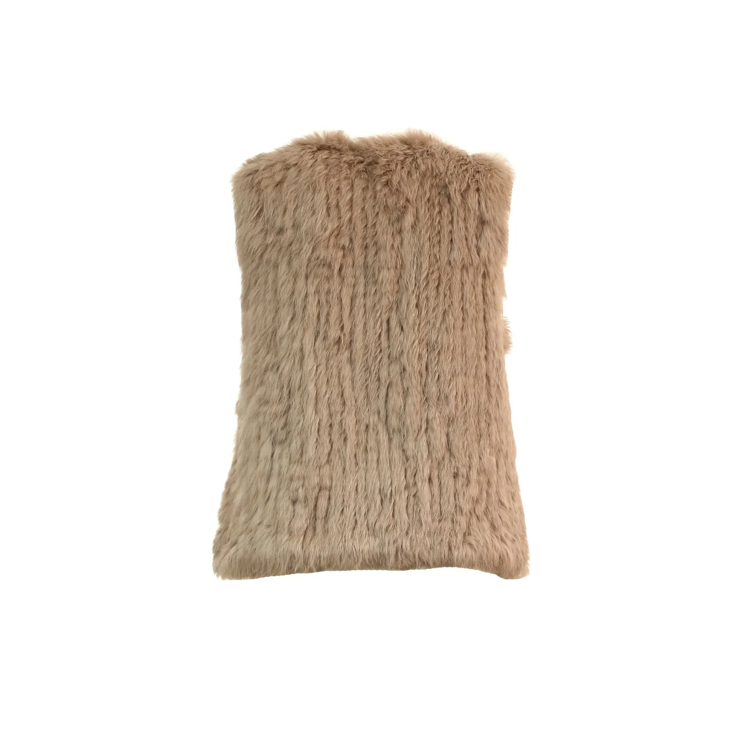 Oakwood Magali 62683 gilet fourrure beige foncé