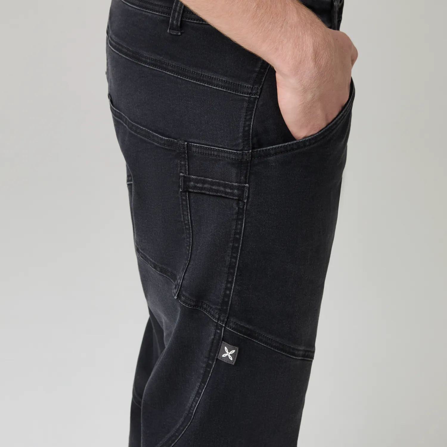 Montura Allez Black Denim Pants jean escalade noir stretch