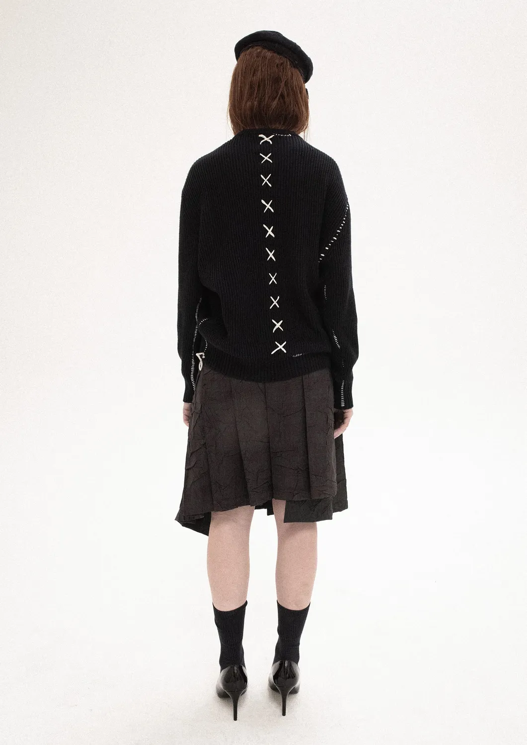PAOLO LEDUC The Confession pull coton bleu marine S/M