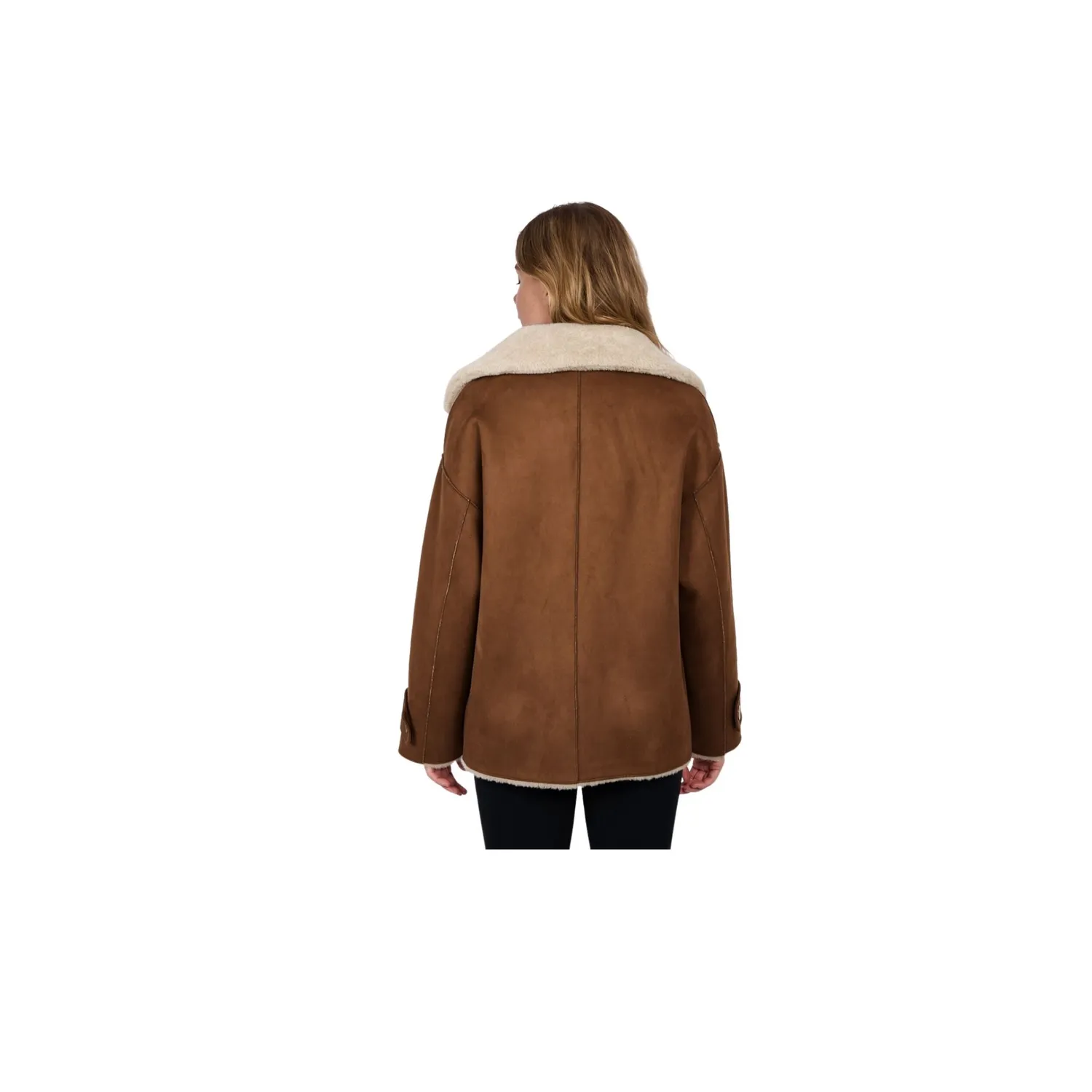 Oakwood Mundi 65254 veste fausse fourrure marron clair