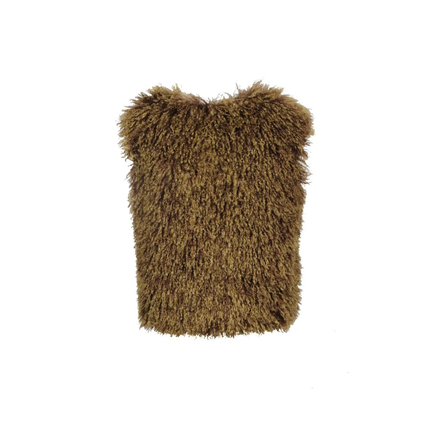 Oakwood Beth 65091 gilet sans manche bronze fausse fourrure