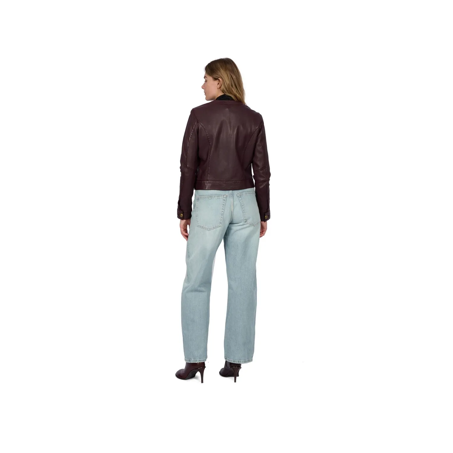 Oakwood Susan 65161 veste cuir porto mouton