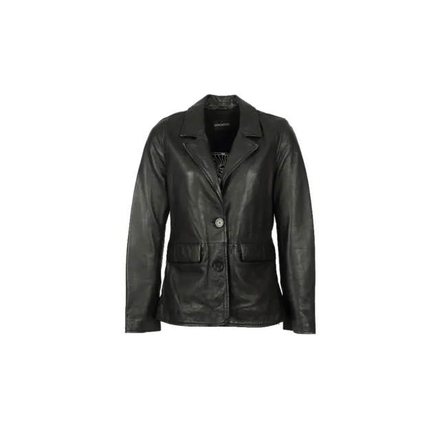 Oakwood Legacy 64950 veste cuir véritable noir blazer