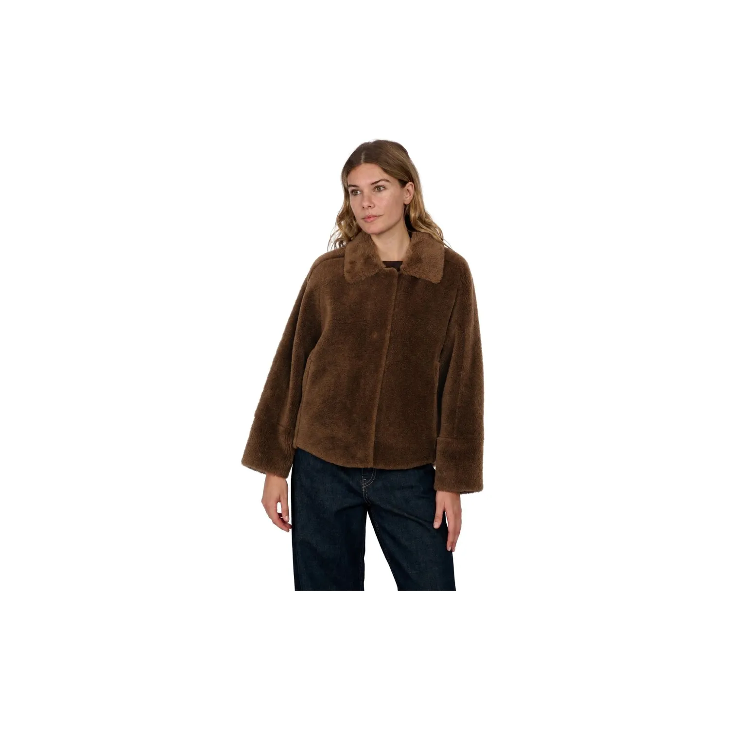 Oakwood Helen 63748 veste laine toffee réversible