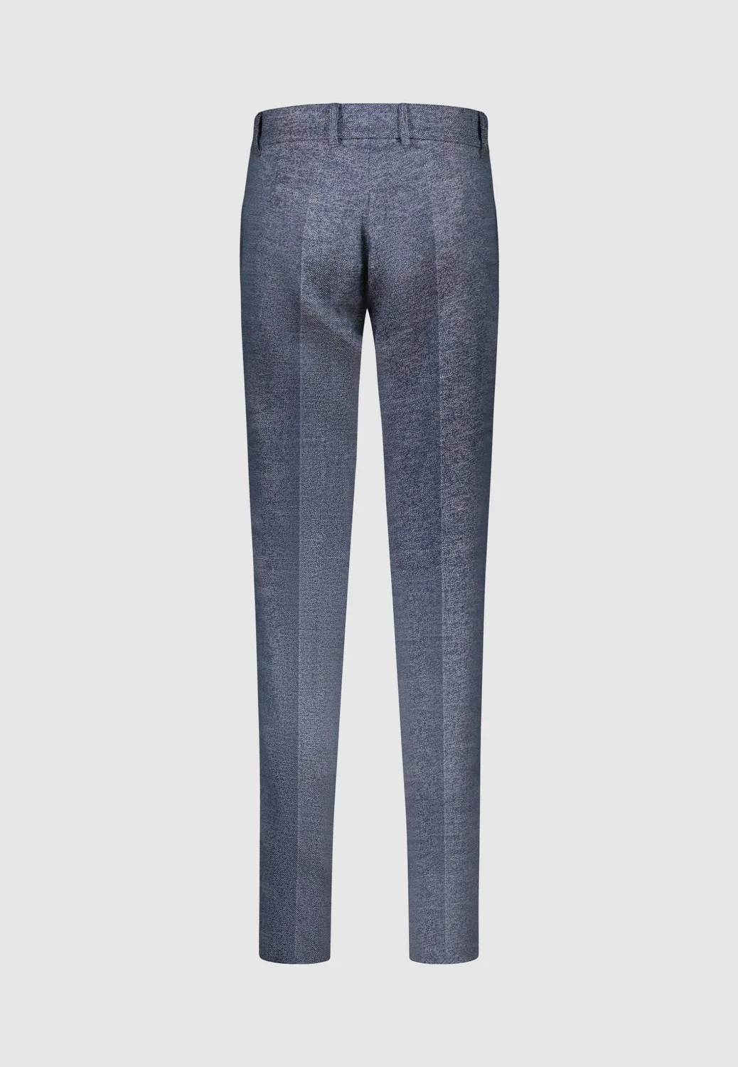 Pierre Talamon pantalon bleu chiné homme coupe droite