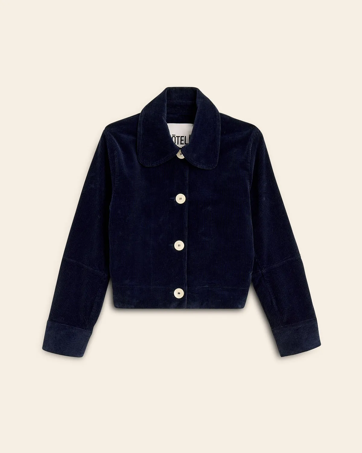 Cotélé Paris Daisy veste navy velours courte
