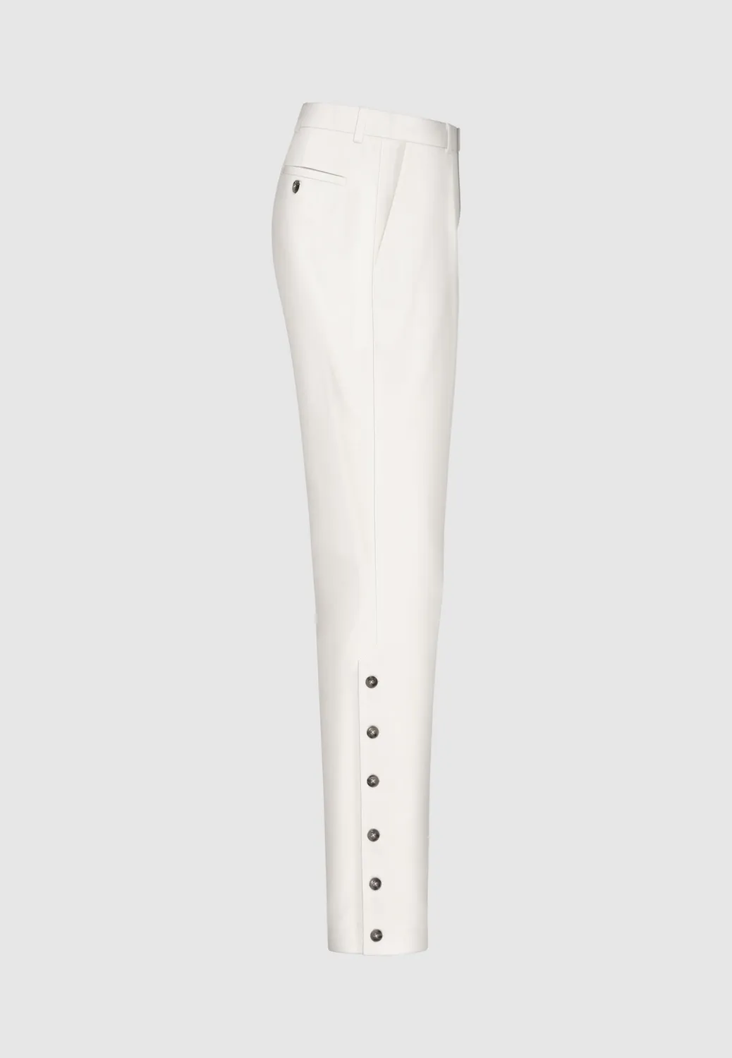 Pierre Talamon Jump pantalon blanc coupe droite