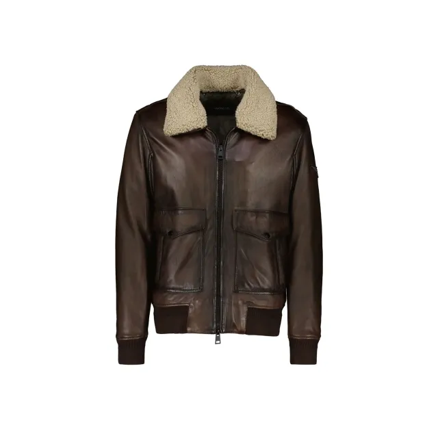 Oakwood Gennaro 64948 blouson cuir tan