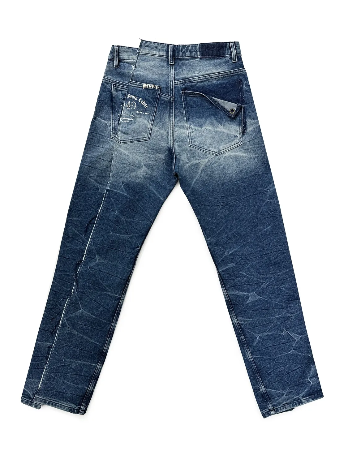Paolo Leduc Shifted Couture jean bleu denim lourd