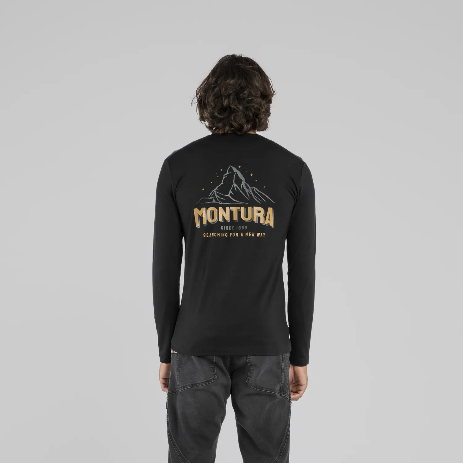 Montura Merino Mountain pull homme noir manches longues