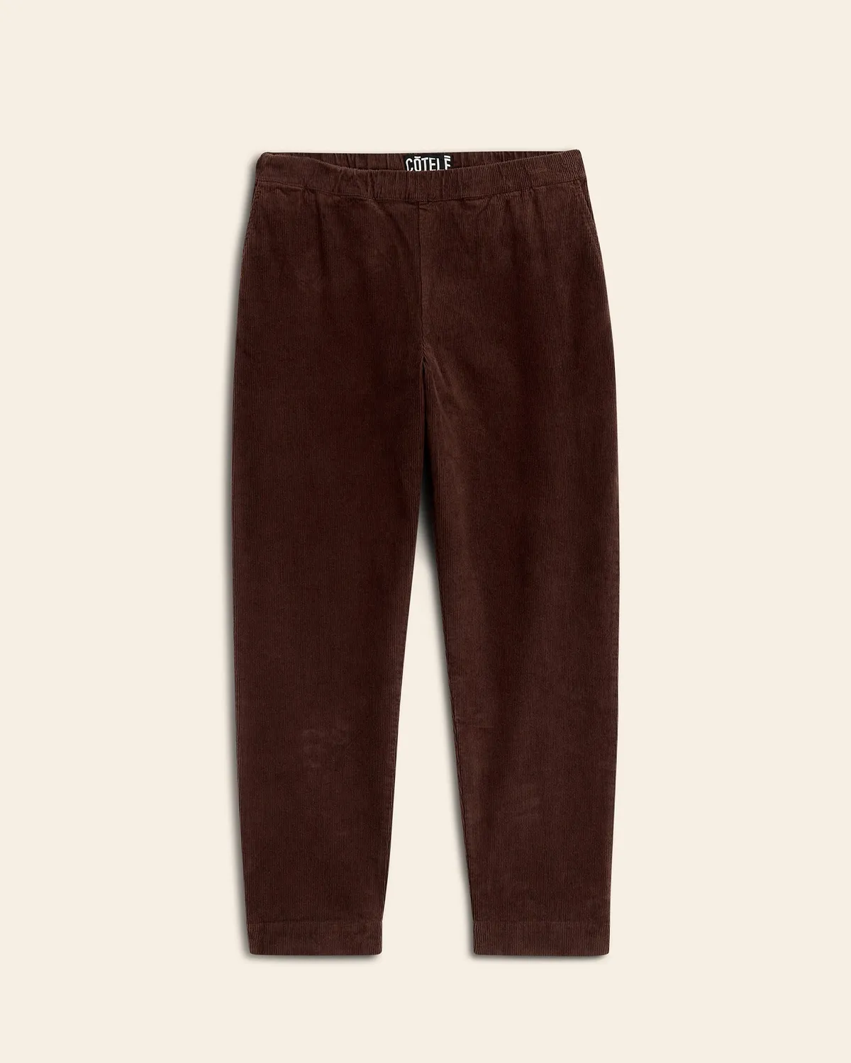Cotelé Paris Lazy pantalon homme chocolat velours côtelé