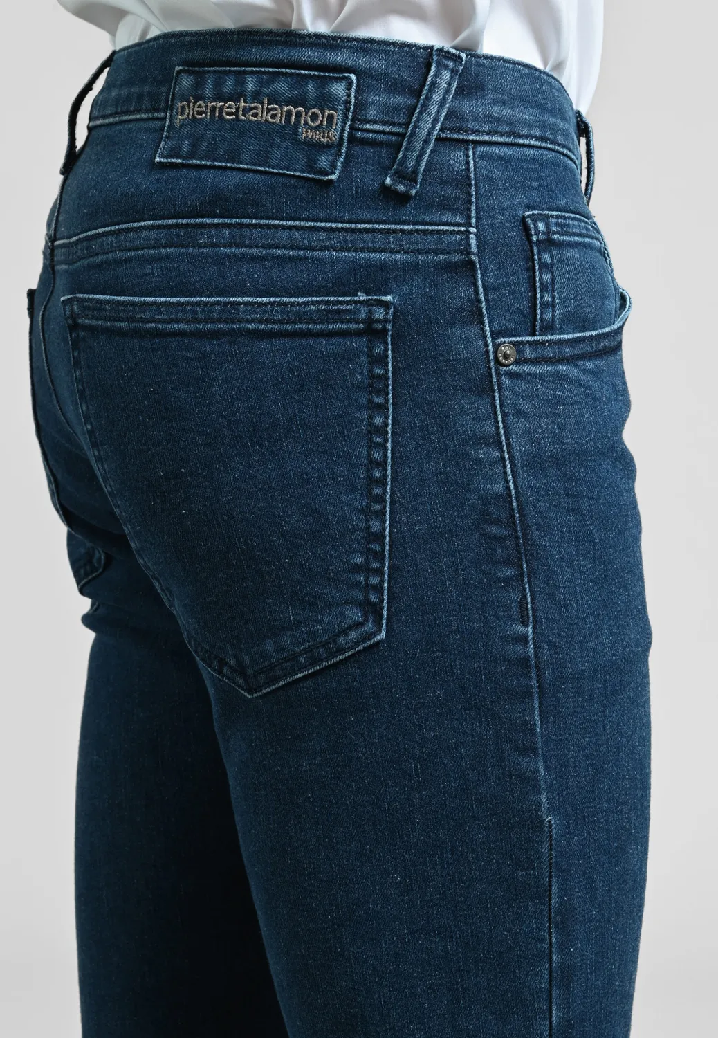 Pierre Talamon Zen Ocean jean bleu droit