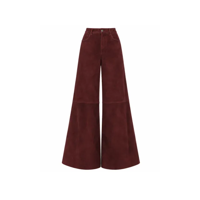 Oakwood Lizzy 65341 pantalon cuir porto large stretch