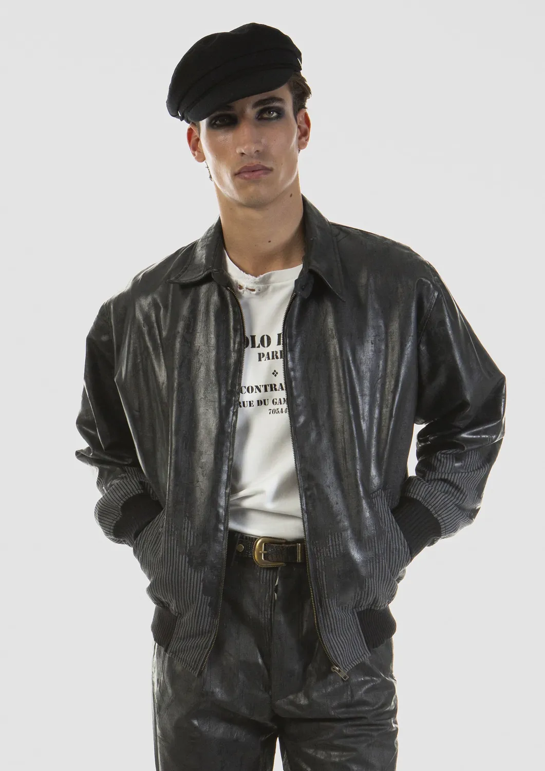 Paolo Leduc Reverso Bomber blouson réversible noir