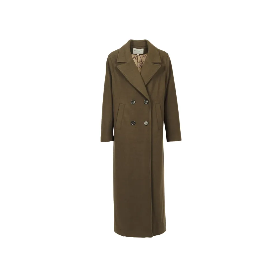 Oakwood Grace 65358 manteau laine kaki foncé