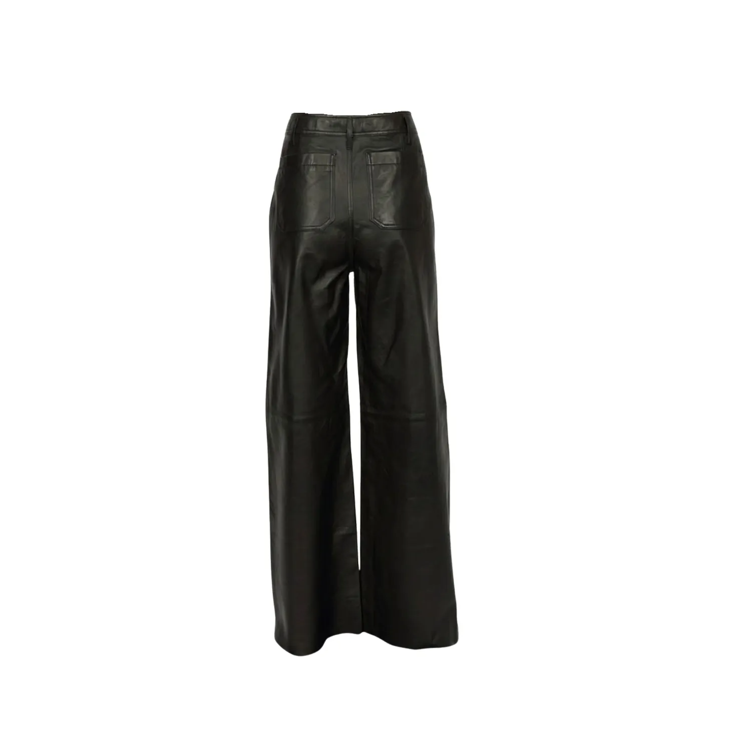Oakwood Yummy 65319 pantalon cuir noir large