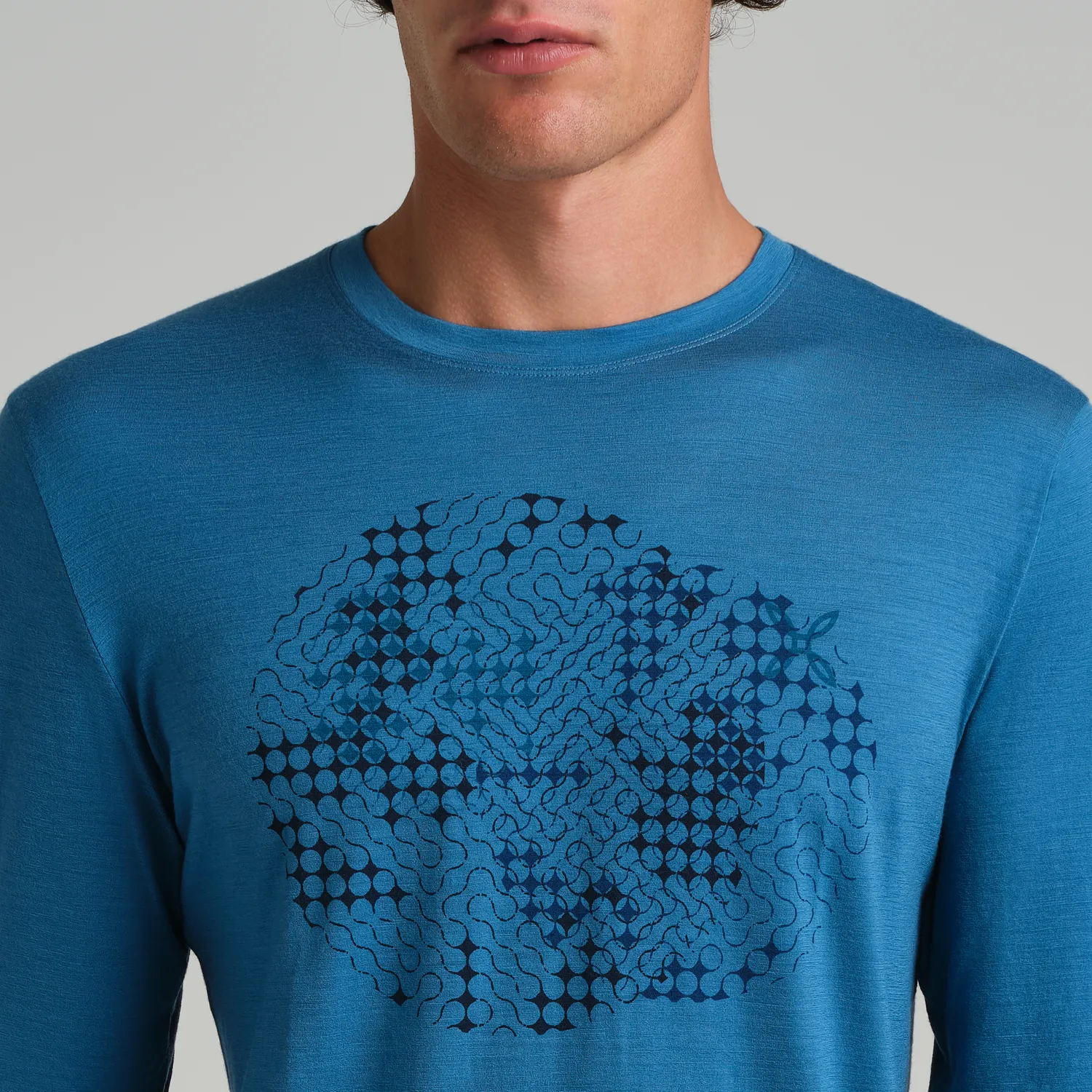 Montura Merino Dot L/S Tee t-shirt black manches longues
