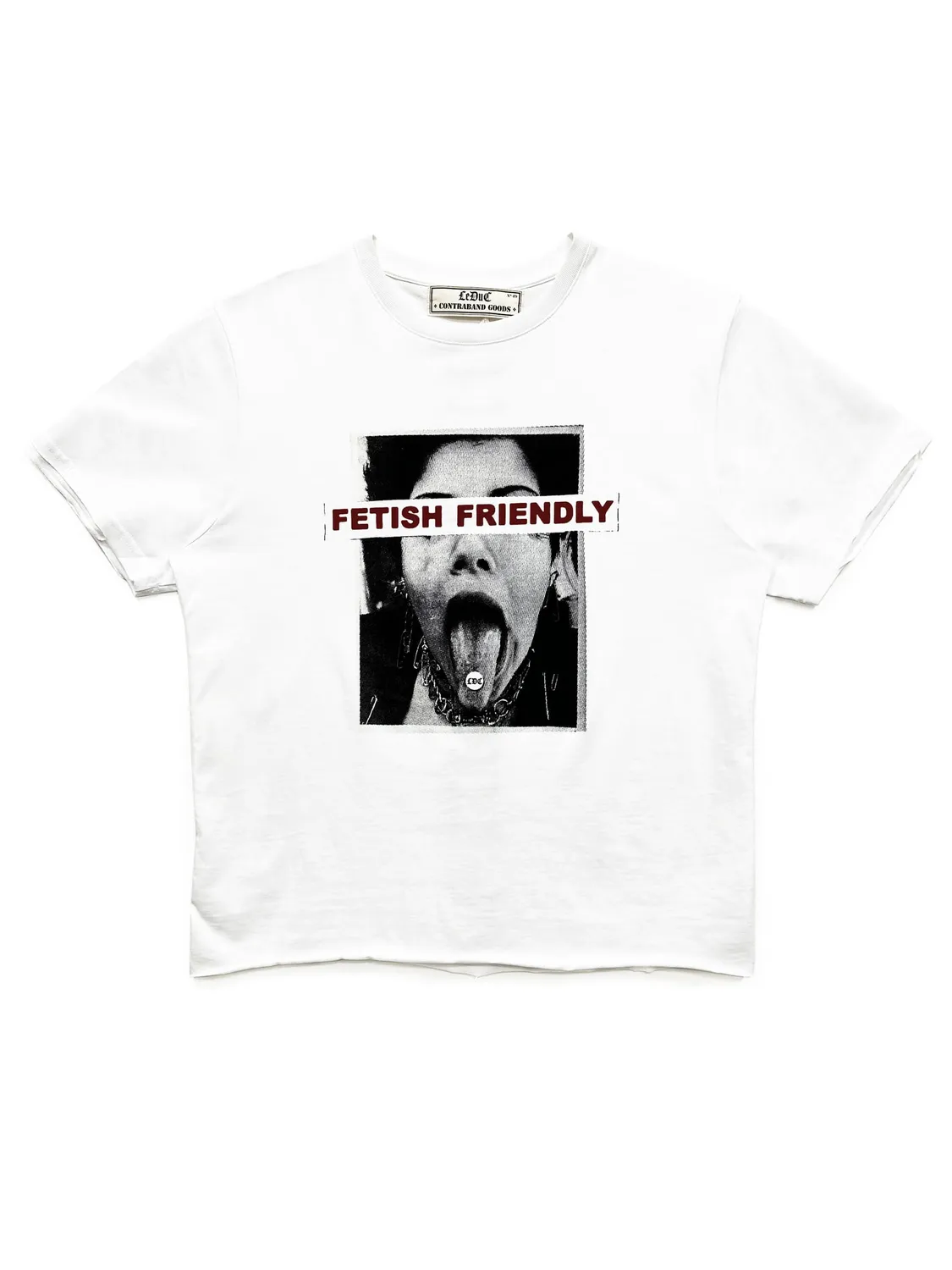 Paolo Leduc Fetish Frendly t-shirt laçage dos œillets